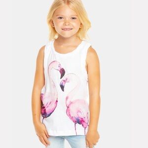 NWOT, CHASER, Girls, Flamingo Love Tank